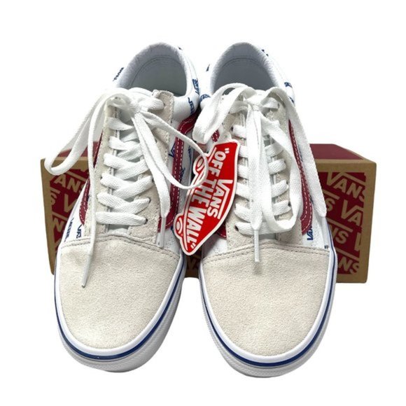 Vans Old Skool Shoes Women Size 7.5 Skate White Low Top Canvas Suede VN0A3WKT9M9 - Picture 6 of 10